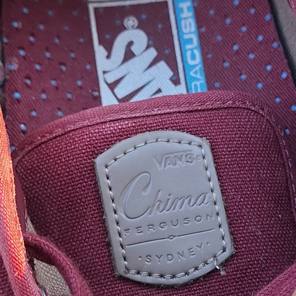 Vans Chima Ferguson Pro Port Royale burgundy suede 10.5